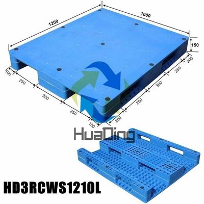 19.5kg Heavy Duty Plastic Pallet 1500 x 1500 mm for Racking 1000kg Load Capacity