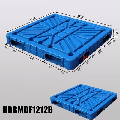 4-Way Entry Type Blow Molding Pallet Double Faced Brick Forklift Pallet