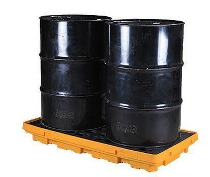 Customer Logo HUADING IBC Spill Pallet Plastic Oil Chemical Spill Pallet for Drums