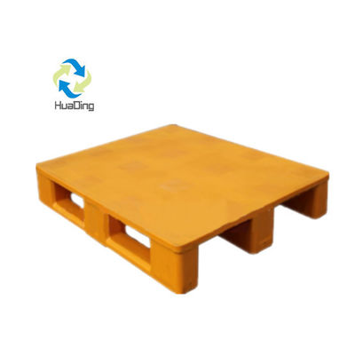 Antislip HUADING Three Skids EU HDPE 1200*800mm Plastic Pallet in Requested Color