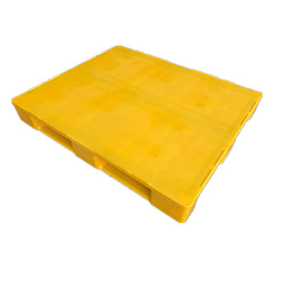 1500kg Dynamic Load Industry Pallet HUADING ISO 9001/14001 Single Face Steel Reinforced EU HDPE Plastic Pallet
