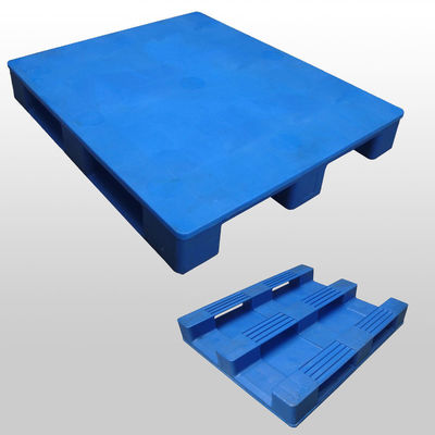 HUADING HDPE Floor Plastic Pallet for Warehouse Racking Single Faced Style 4-way Entry