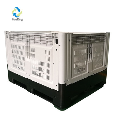 Collapsible Grid Plastic Pallet Box for Convenient Transportation and Storage