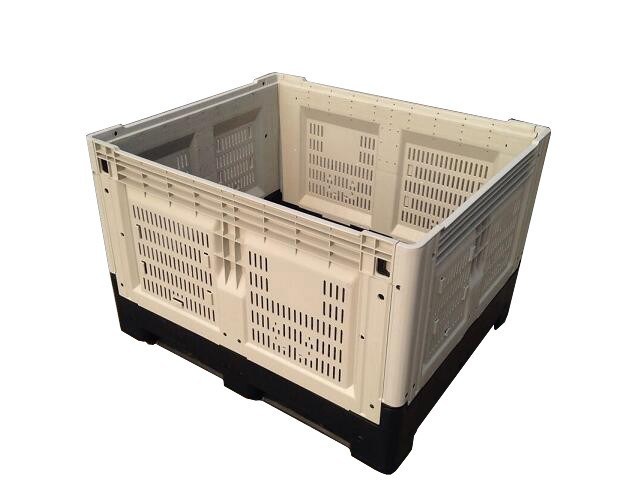 Convenient Folding Plastic Pallet Box Bin for Fruit and Vegetable Industrial Furniture